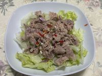 泰式涼拌肉片