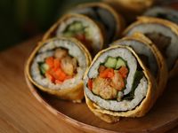 韓式蛋包飯卷
