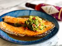 椒麻鮭魚 / 創意料理