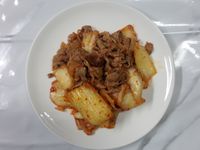 泡菜炒牛肉