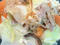 蒸烤野菜豬肉片｜過熱水蒸氣烤箱微波爐