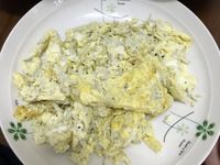 吻仔魚煎蛋