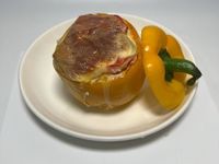 生酮食譜|玉子粿巧甜椒盅|生酮麵包芋粿巧