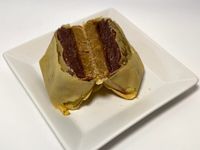 生酮食譜|酥皮紅豆年糕烤吐司|生酮吐司