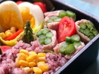 梅花豬蘆筍捲