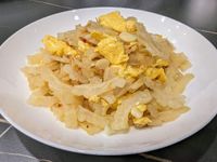 櫻花蝦苦瓜炒蛋