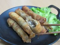 酥炸舞菇卷