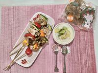 舞菇肉捲串燒