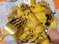 酥炸舞菇火腿芋泥雞花