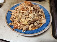 舞菇炒豆腐