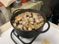 雞腿菇菇炊飯