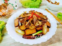 蠔油舞菇豆乾