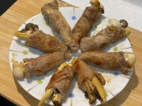 香煎菇菇肉捲（雙色菇肉捲）