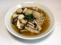 生酮食譜|菇菇貢丸湯