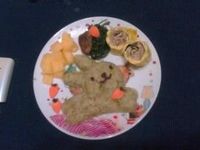 蕃薯泥伴飯