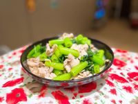 芹菜炒肉片
