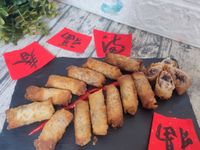 桂花豆沙金條捲