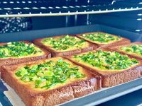 懶人版蔥花吐司 / 簡單早餐