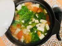 菠菜蕃茄豆腐湯/10分鐘/素/低卡