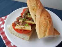西西里鯷魚三明治Pane cunzato