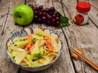 娃娃(芥)菜炒肉絲