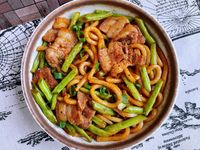 四季豆燜麵