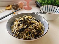 海苔拌芽菜