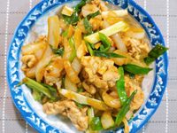 家常蔥爆肉片