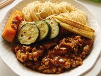 新豬肉乾咖哩蔬食拌麵