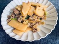 竹筍炒肉片