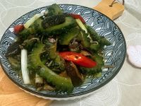 香菇豆鼓燒綠苦瓜