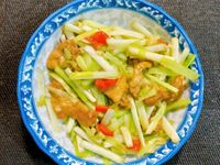 韭黃炒肉片