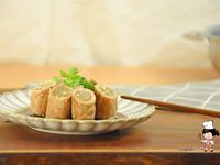 銀芽豬肉卷