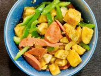 家常炒饃花