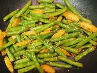 四季豆醬炒玉米筍
