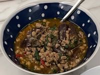 塔香肉末茄子
