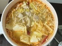 蔬菜海鮮味增湯
