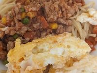茶餐廳肉醬意粉（豬肉版）