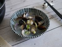 蒜頭黑蜆湯