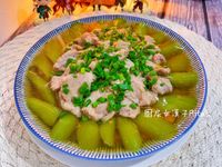梅花肉蒸絲瓜