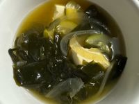 櫛瓜味噌湯