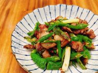 熱炒青龍椒鹹豬肉