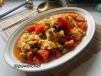毛豆蕃茄炒蛋