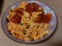 四季豆番茄炒蛋