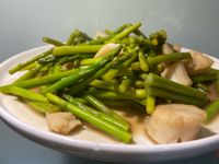 醋香干貝炒蘆筍