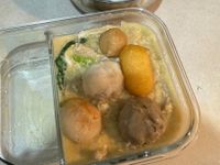 麻油豬燕麥粥