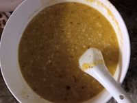 芫茜南瓜白菜米漿粥