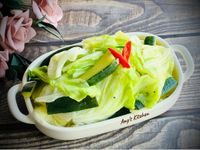 櫛瓜高麗菜 / 家常菜