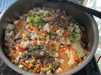 肉末拌飯
