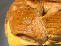 剩下的材料做的宵夜-貝果🥯